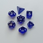 Gem Blue Mini Polydice Set